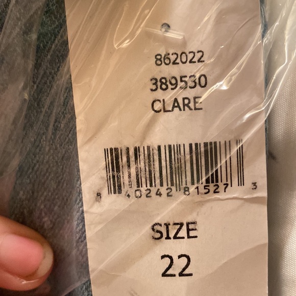 NWT WARP+WEFT 1X MAB Plus Slim Straight - Clare - Picture 7 of 7